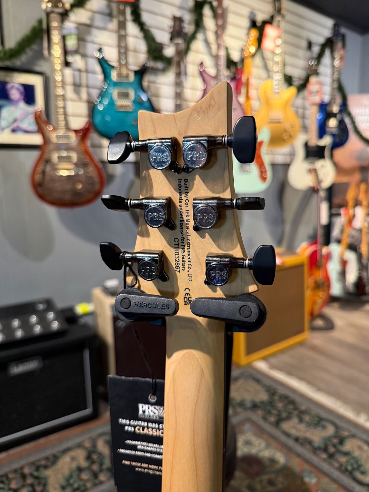 PRS SE CE 24 Satin Flat Black Top, C&M Exclusive 867