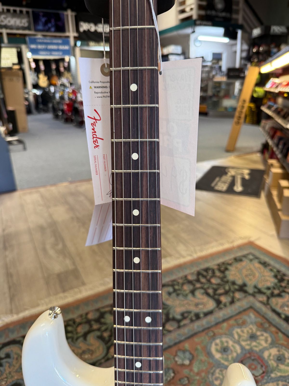 Fender Player II Stratocaster, Chambered Ash, White Blonde #347