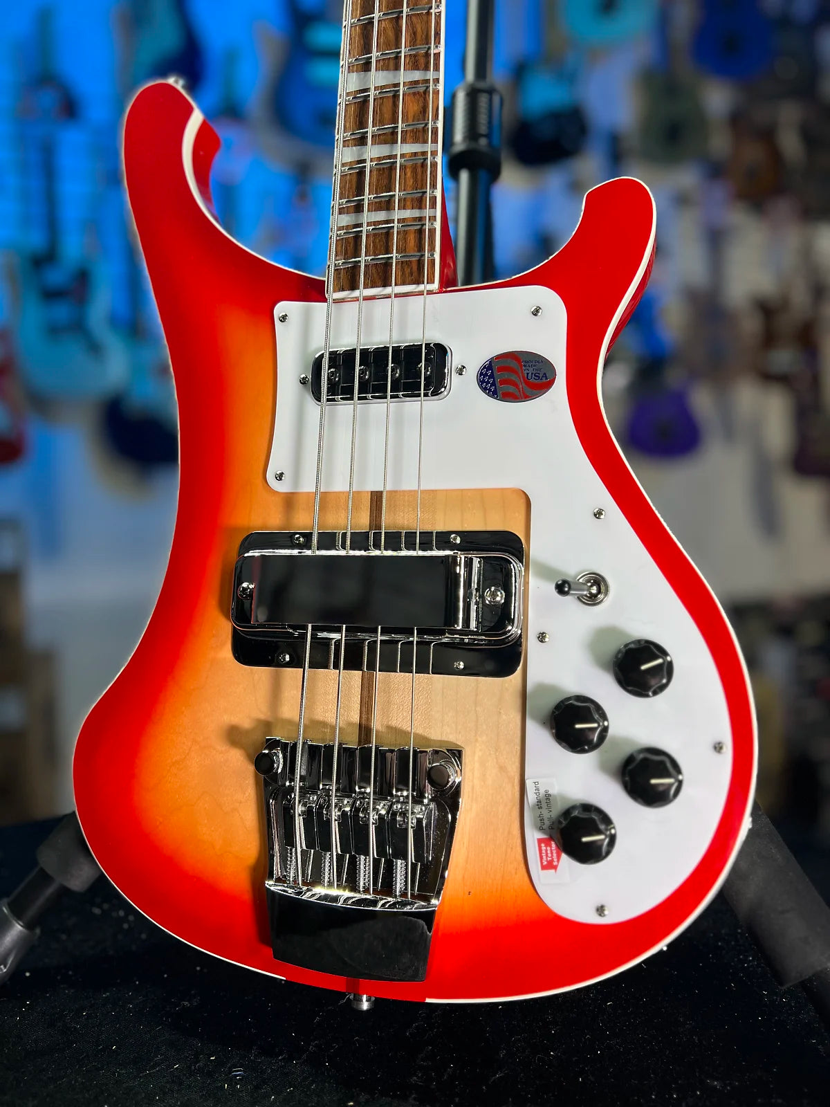 NEW 2024 Rickenbacker 4003FG Jetglo 4-String Bass 4003 | OHSCase 695 Auth Dealer