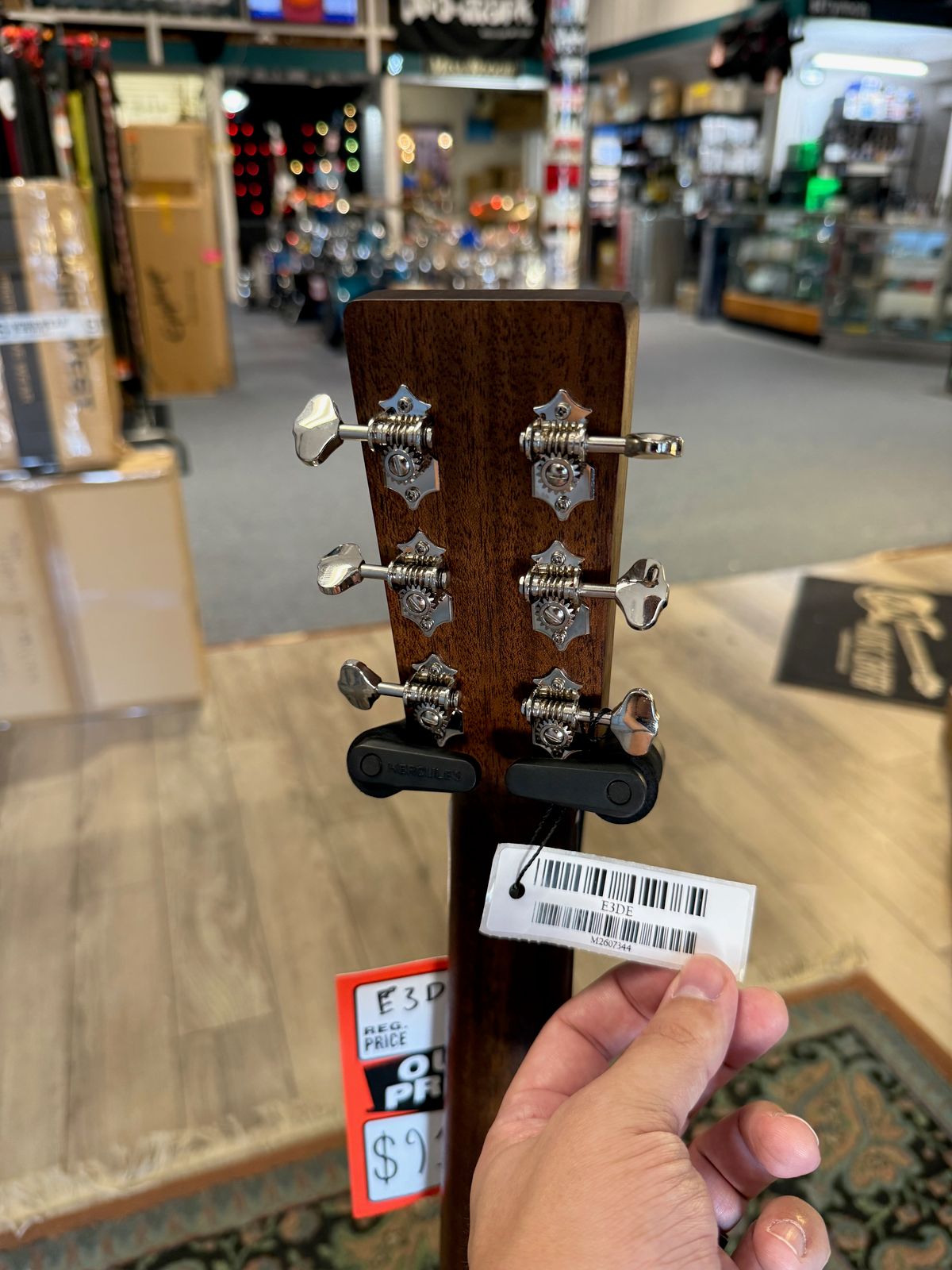 Eastman E3DE Natural, Acoustic-Electric Guitar #344