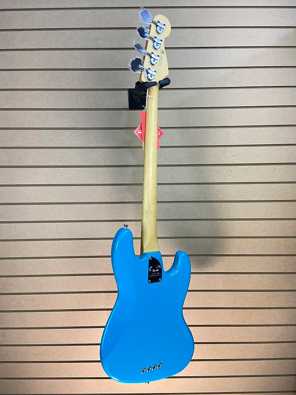 American Professional II Jazz Bass Left-Handed - Miami Blue w/Maple Fretboard #635