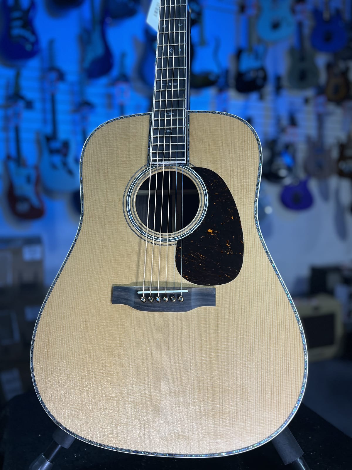 Martin D-45 Modern Deluxe Acoustic Guitar - Natural, 140 GET PLEK’D