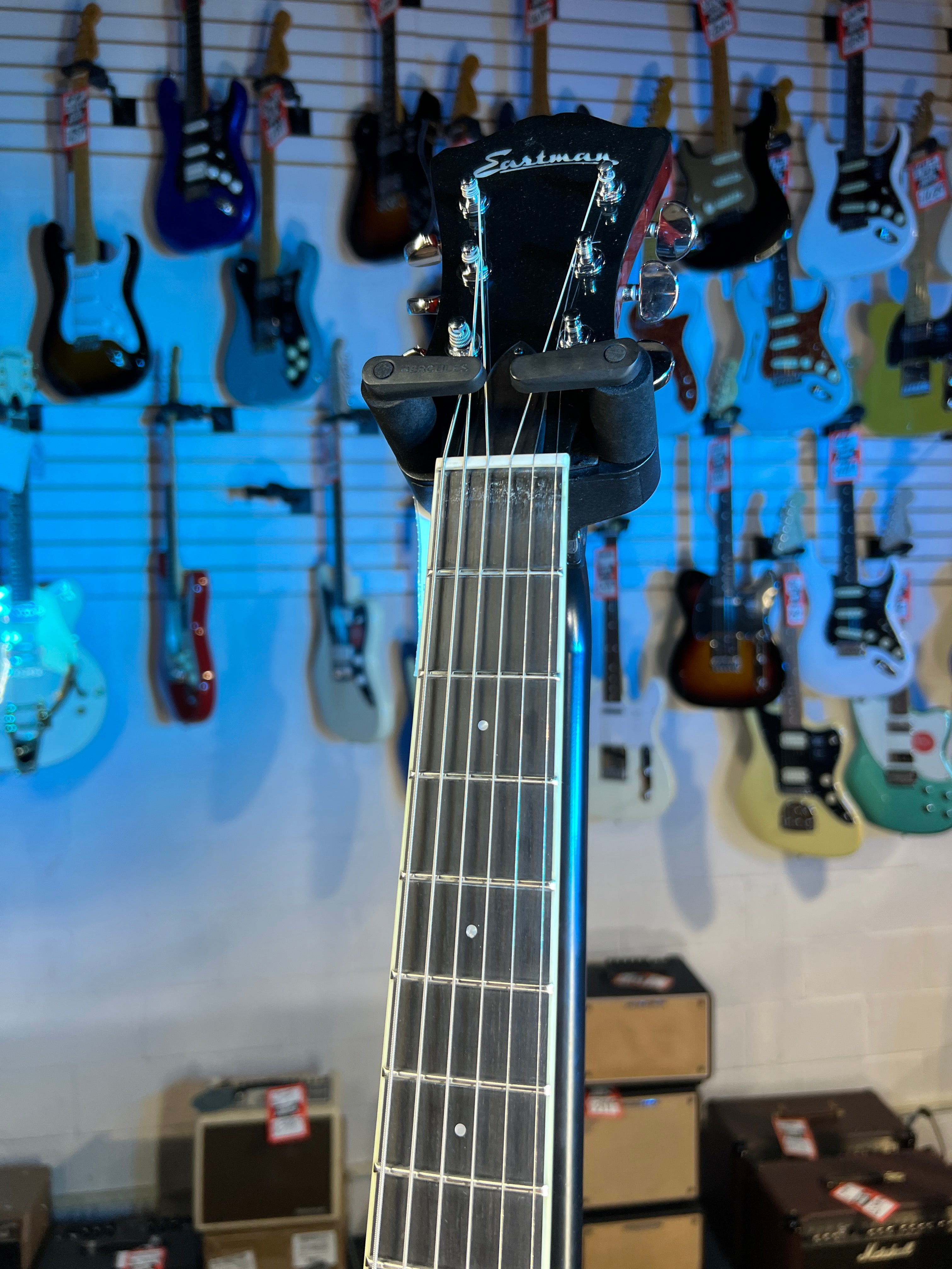 Eastman Guitars AR403CED Hollowbody Electric Guitar - Natural Auth Deal Free Ship! 448 GET PLEK’D!