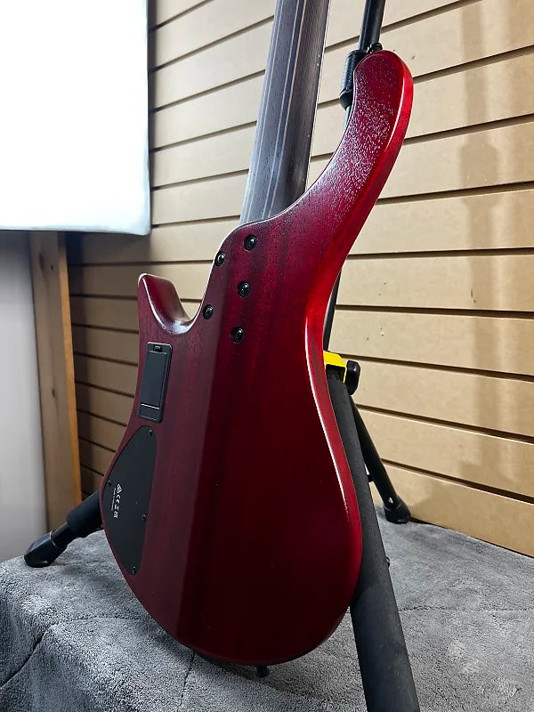 EHB Ergonomic Headless 5-string Bass Guitar - Stained Wine Red Low Gloss #638