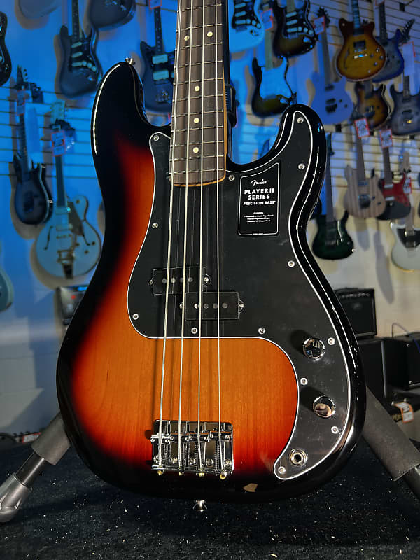 Fender Player II Precision Bass - 3-color Sunburst with Rosewood Fingerboard GET PLEK'D! 763