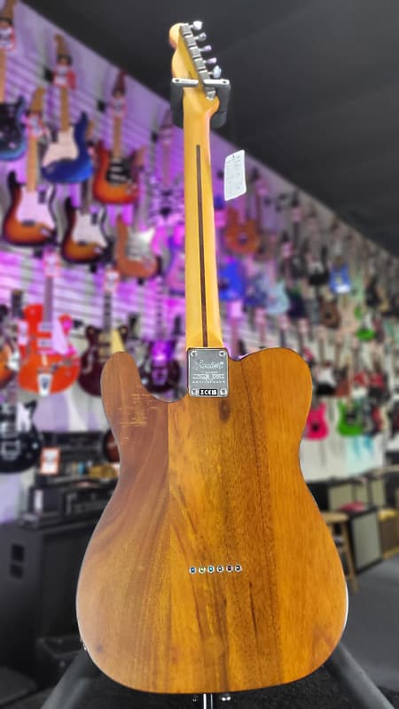 Squier 40th Anniversary Telecaster Electric Guitar, Vintage Edition - Satin Mocha Maple! 544 GET PLEK’D!