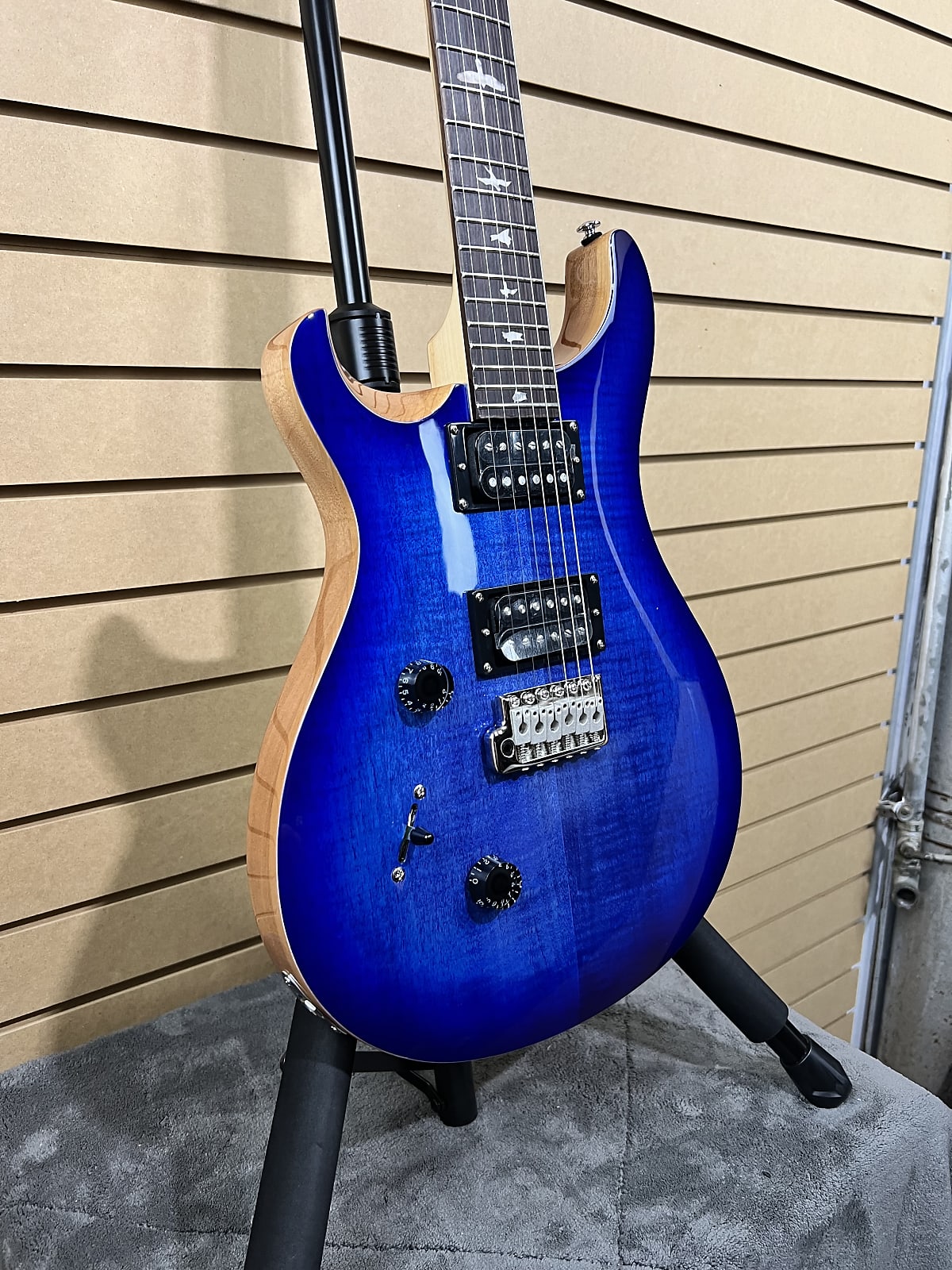 SE Custom 24 Left-handed Electric Guitar - Faded Blue #510