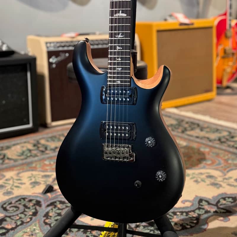 PRS SE CE 24 Satin Flat Black Top, C&M Exclusive 867
