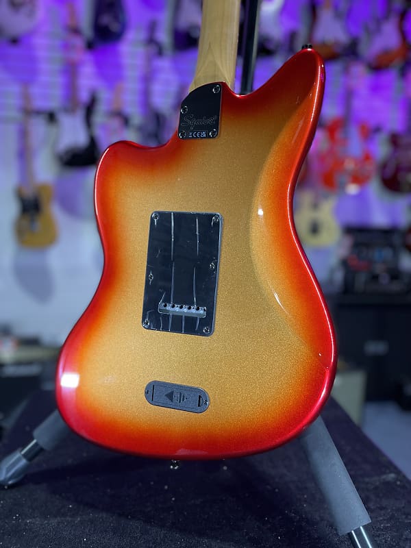 Squier Contemporary Active Jazzmaster HH Electric Guitar - Sunset Metallic *FREE PLEK WITH PURCHASE*! 734