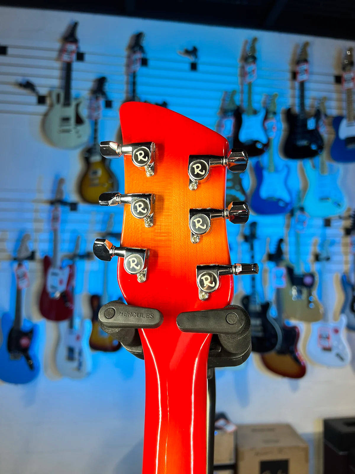 New Rickenbacker 620 Fireglo Electric Guitar w Ric Case, 620FG 682