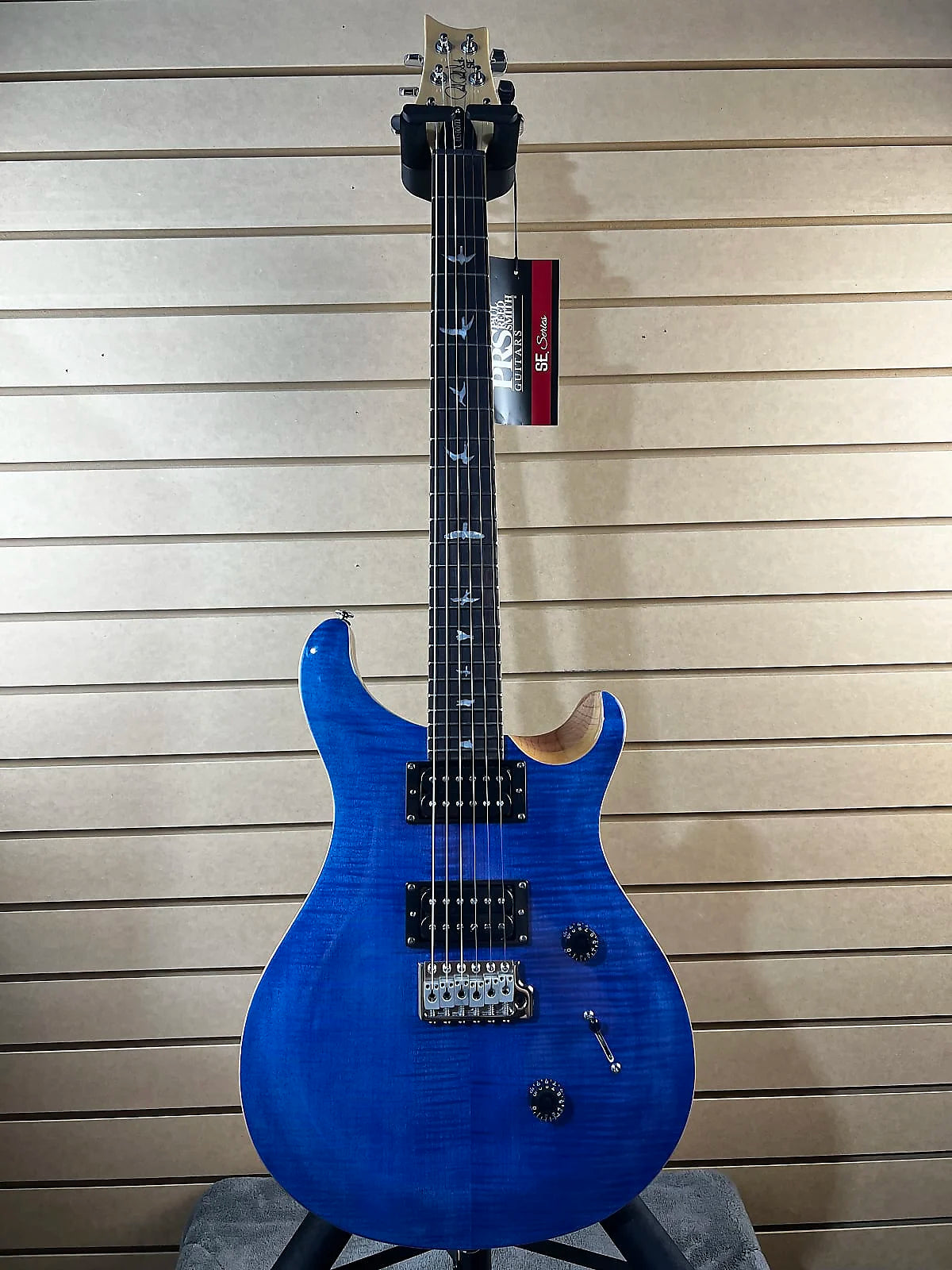 SE Custom 24 Electric Guitar - Faded Blue #986