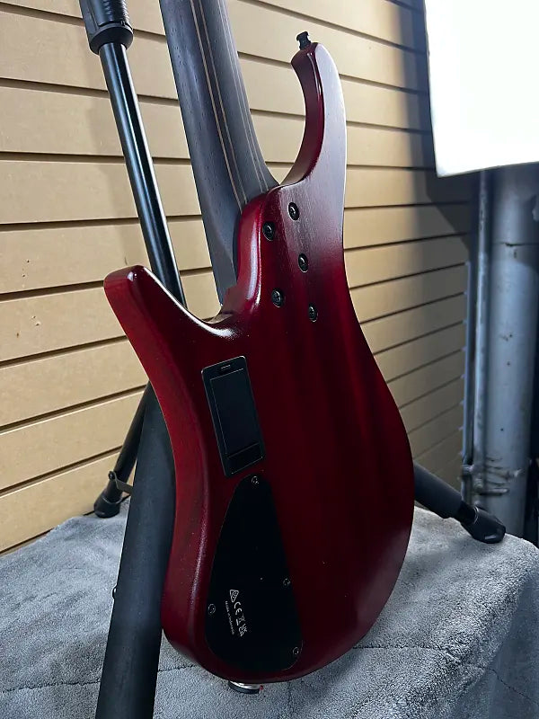 EHB Ergonomic Headless 5-string Bass Guitar - Stained Wine Red Low Gloss #914