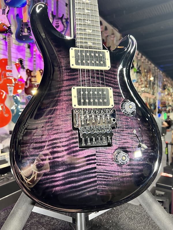 PRS Custom 24 Floyd Rose Dark Violet Smoke Wrap Custom Color *FREE PLEK WITH PURCHASE* 713