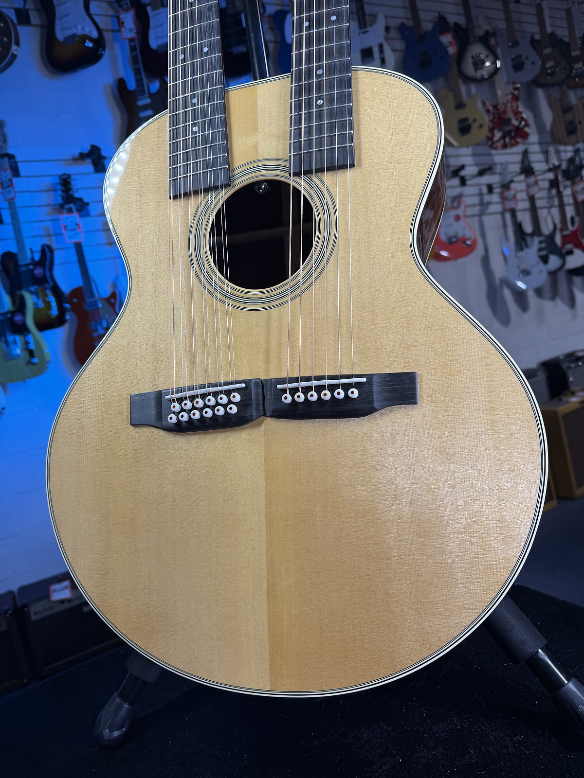 Martin Grand J-28E DN Doubleneck Standard Series Acoustic-electric Guitar - Aging Toner GET PLEK'D! 238