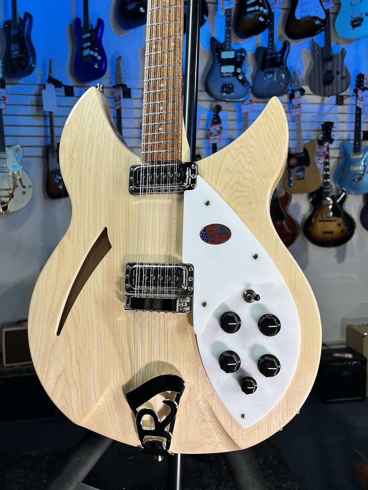 NEW Rickenbacker 330/12 Mapleglo Semi-Hollow Electric | OHSC + Free Ship, Authorized Dealer 748