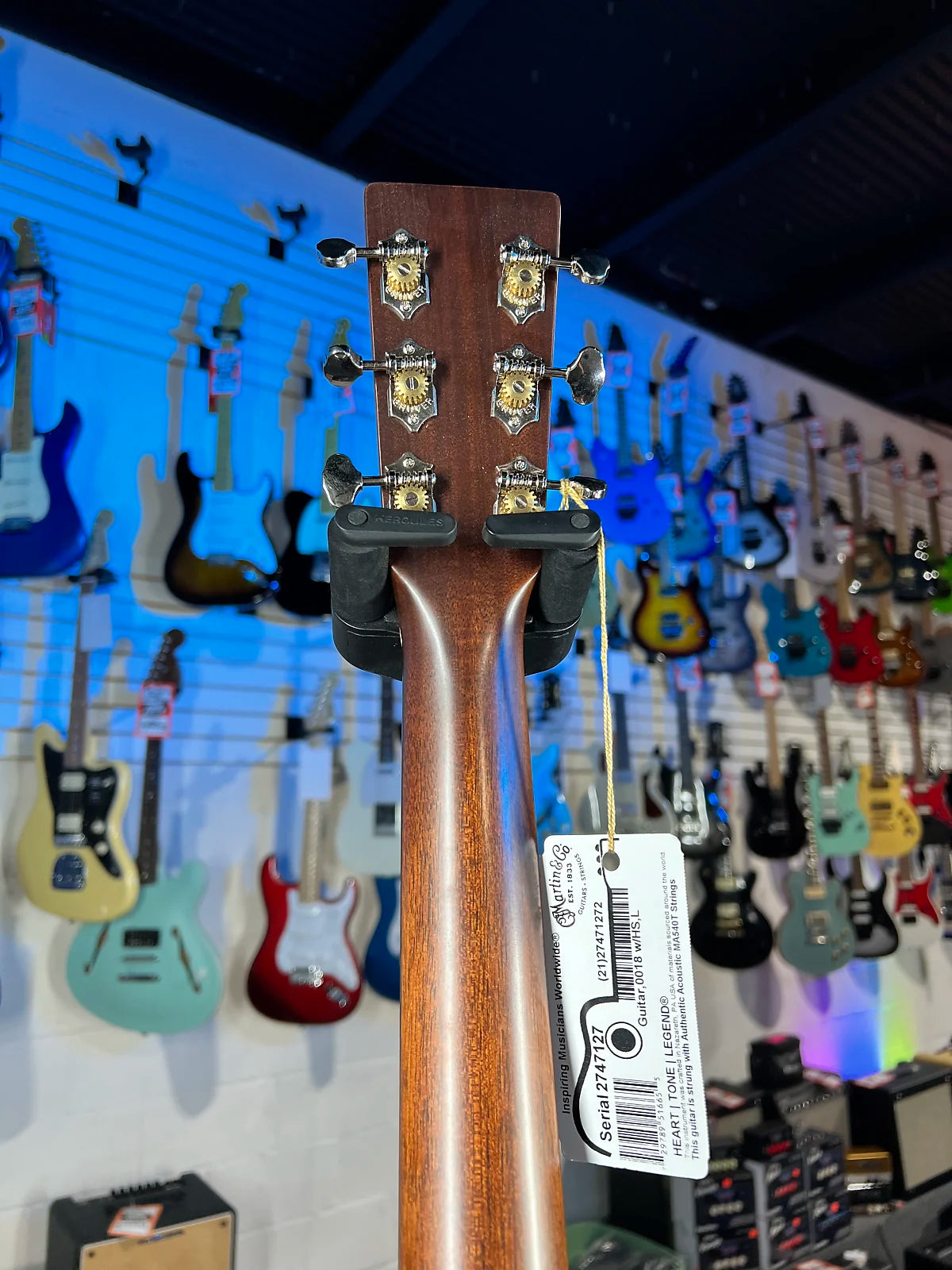 Martin 00-18 Left Handed Acoustic Guitar - Natural GET PLEK'D! 127