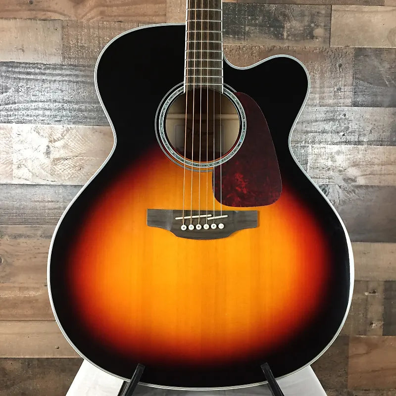 Takamine GJ72CE BSB G70 Series Jumbo Cutaway, Gloss Brown Sunburst, 285