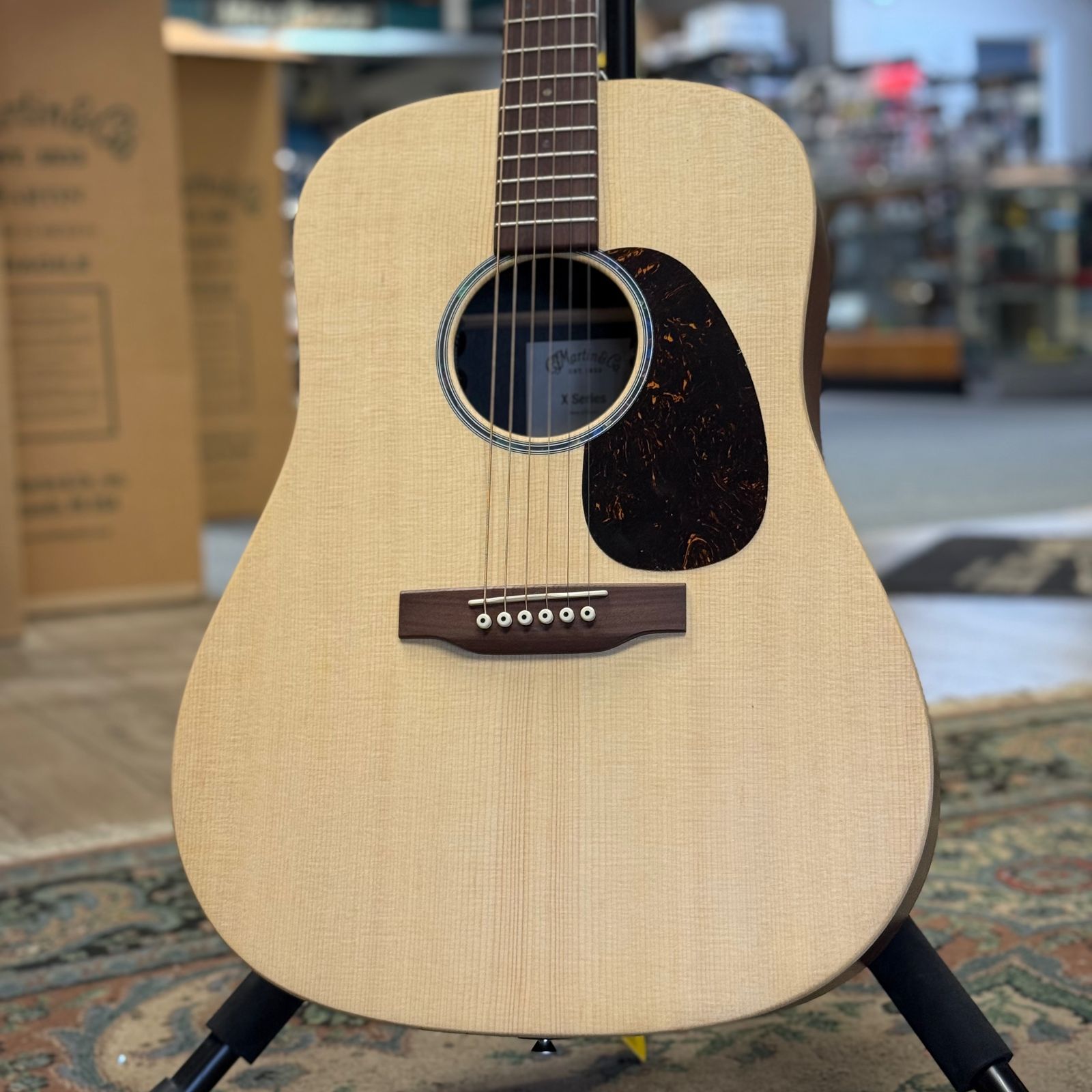 Martin D-X2E Mahogany, Acoustic-Electric Guitar #225