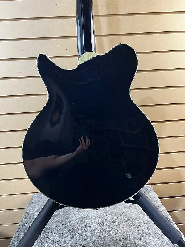 Romeo NYC Semi-hollowbody Electric Guitar - Black #307