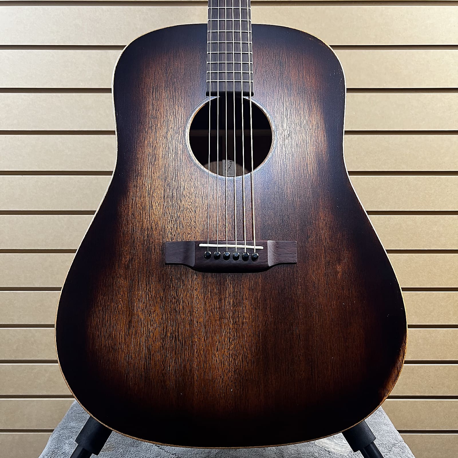 D-15M StreetMaster Left-Handed Acoustic Guitar - Mahogany Burst #877