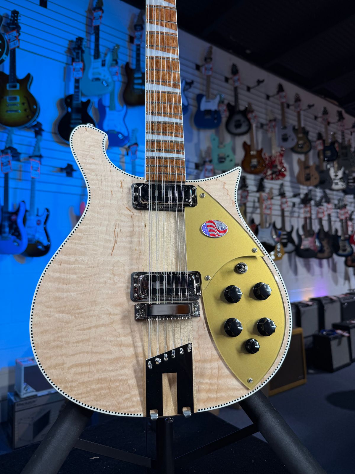 Rickenbacker 660/12 12-string Electric Guitar - Mapleglo, 2026 w Ric Case, Free Ship 773