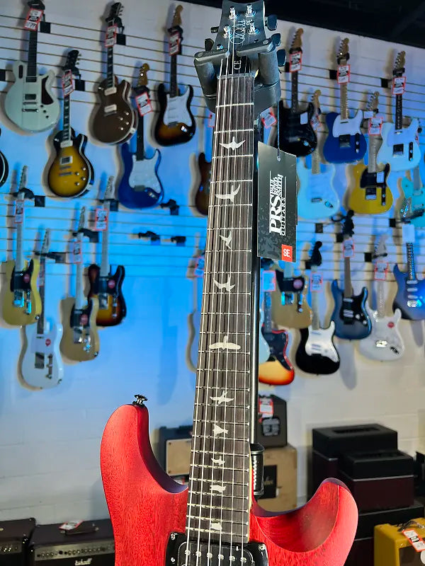 PRS SE CE 24 Standard Stoptail Electric Guitar - Vintage Cherry Get Plek'd FREE! 252