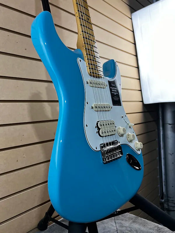 Player II Stratocaster HSS Electric Guitar - Aquatone Blue with Maple Fingerboard #877