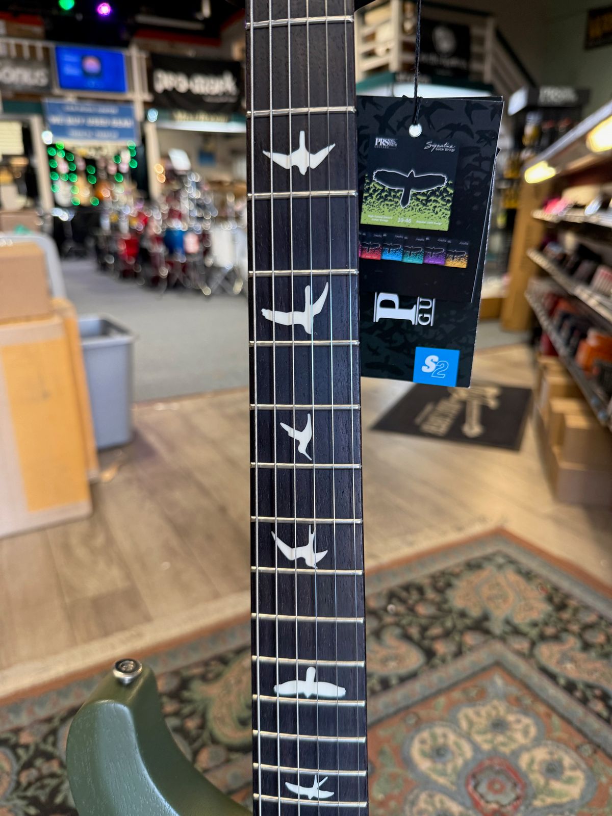 PRS S2 Vela HHT, Satin Matcha Green