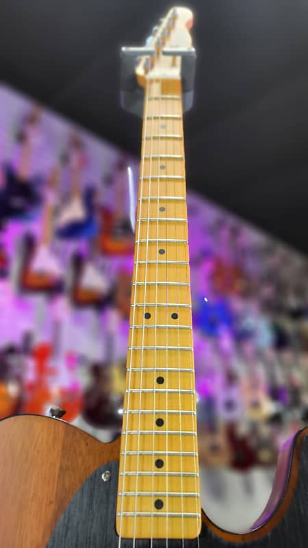 Squier 40th Anniversary Telecaster Electric Guitar, Vintage Edition - Satin Mocha Maple! 544 GET PLEK’D!