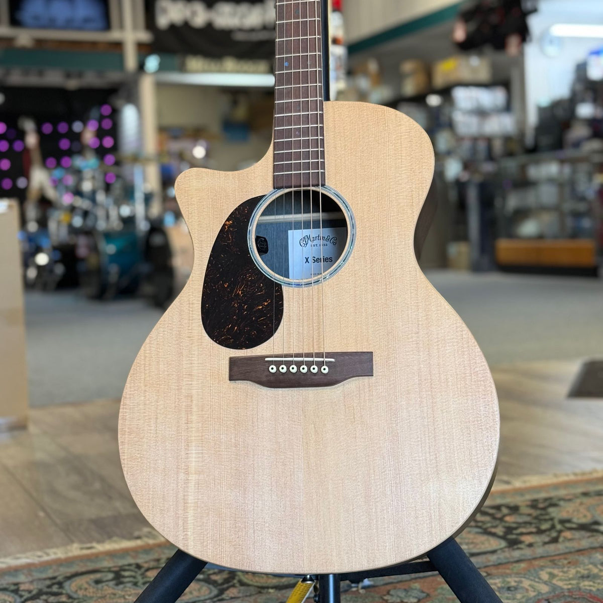Martin GPC-X2E Cocobolo, Left-Handed, Acoustic-Electric Guitar #850