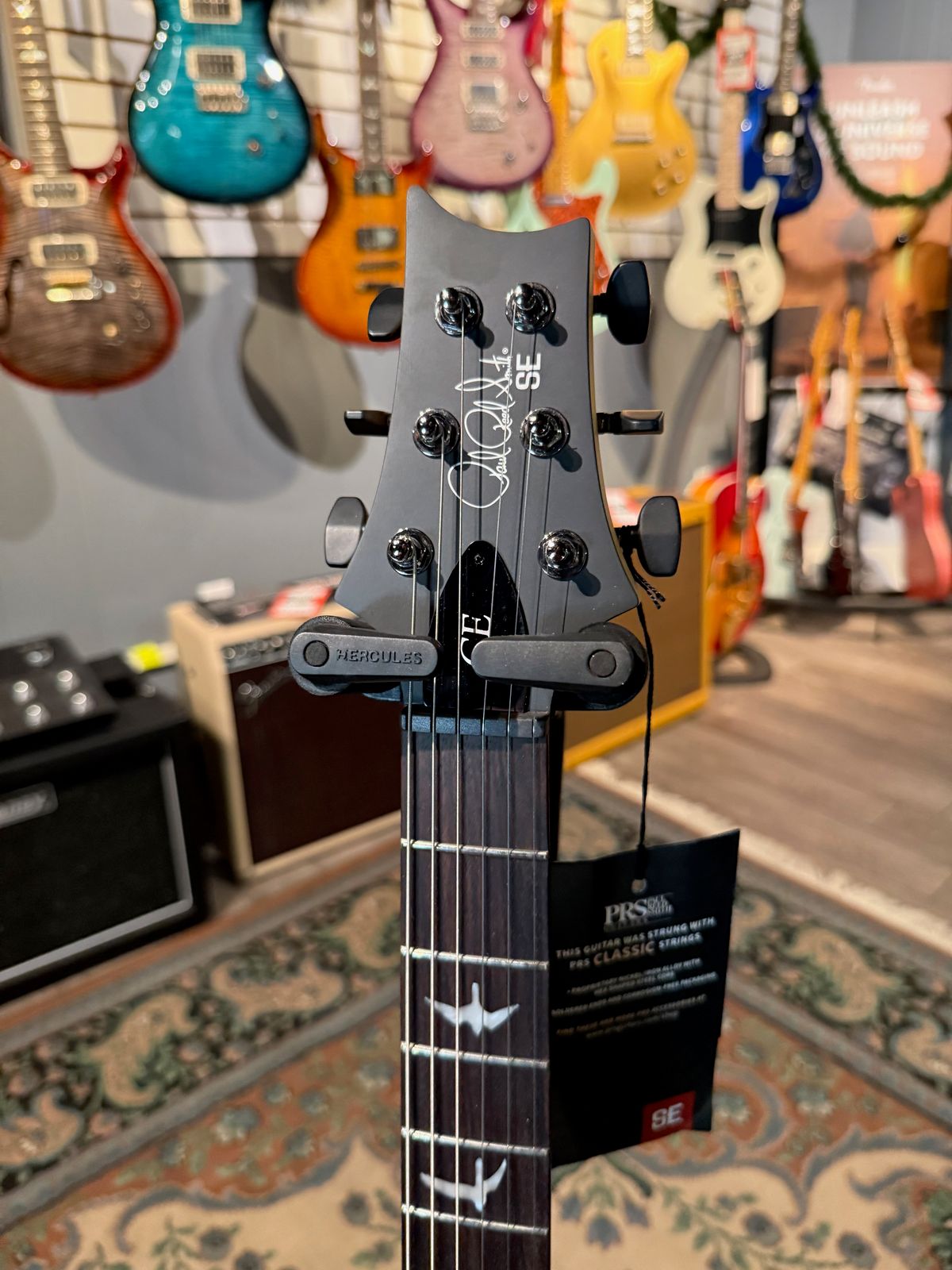 PRS SE CE 24 Satin Flat White Top, C&M Exclusive 781