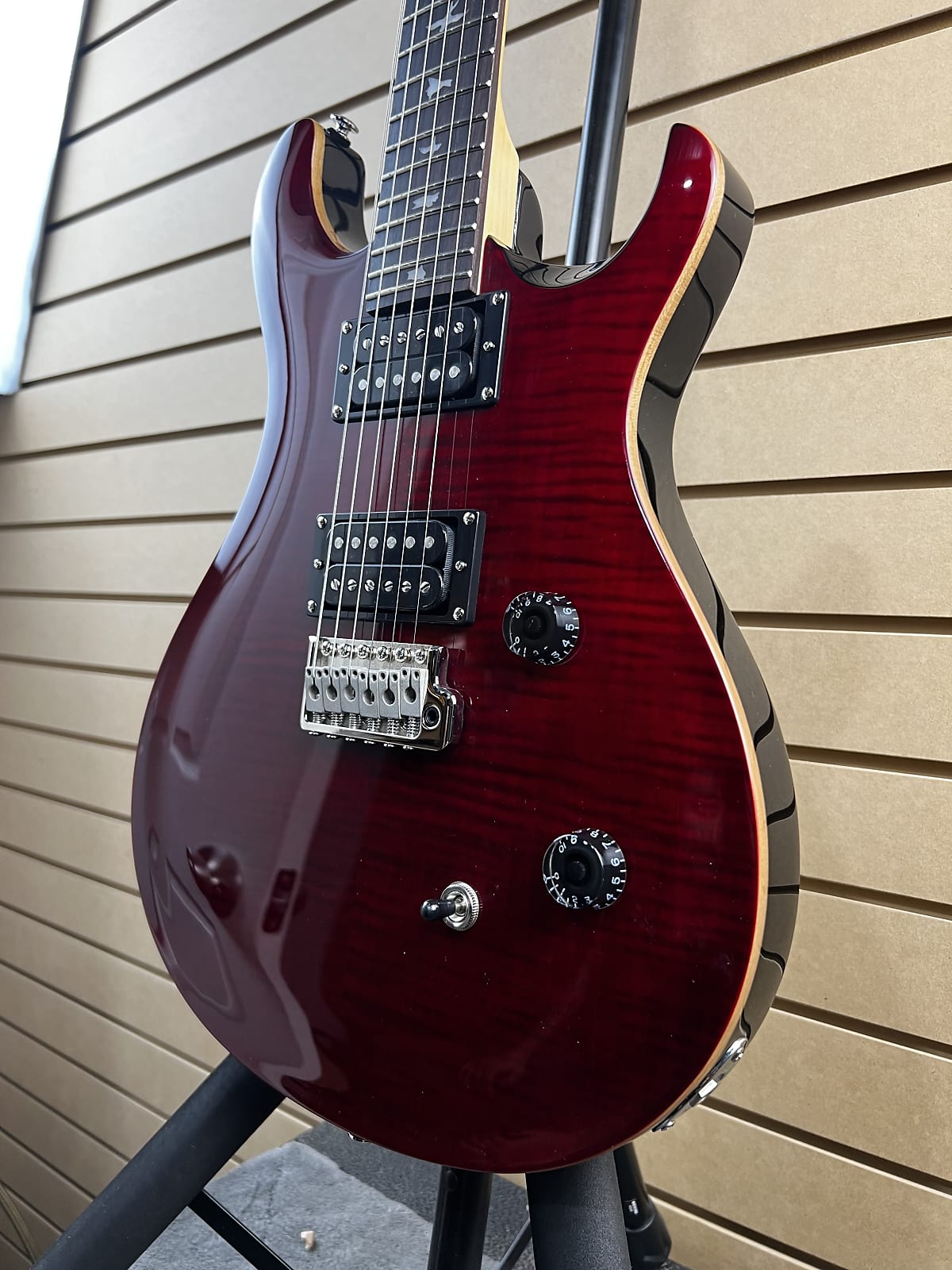 SE CE24 Electric Guitar - Black Cherry #605