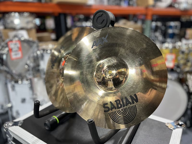 NOS Sabian 13-inch AAX Stage Hats Pair, Cymbals - Brilliant Finish, Auth Dealer, Free Shipping