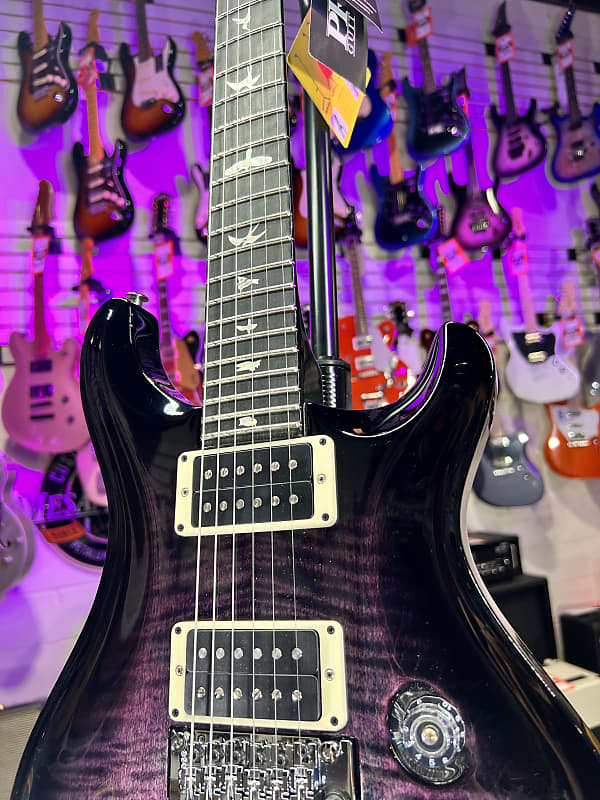 PRS Custom 24 Floyd Rose Dark Violet Smoke Wrap Custom Color *FREE PLEK WITH PURCHASE* 713