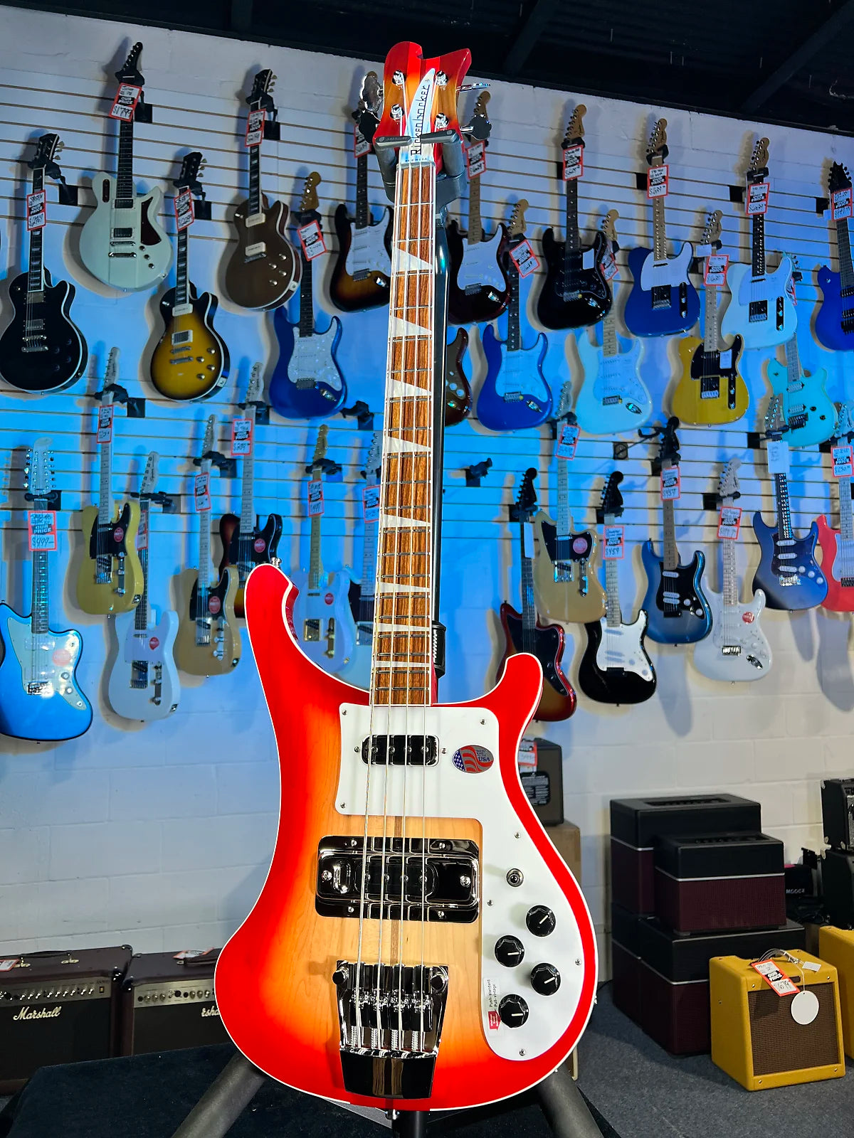 NEW 2025 Rickenbacker 4003FG Fireglo 4-String Bass 4003 | OHSCase 682