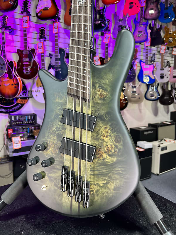 Spector NS Dimension 4 Bass Guitar - Haunted Moss Matte Left Handed *FREE PLEK WITH PURCHASE*! 992