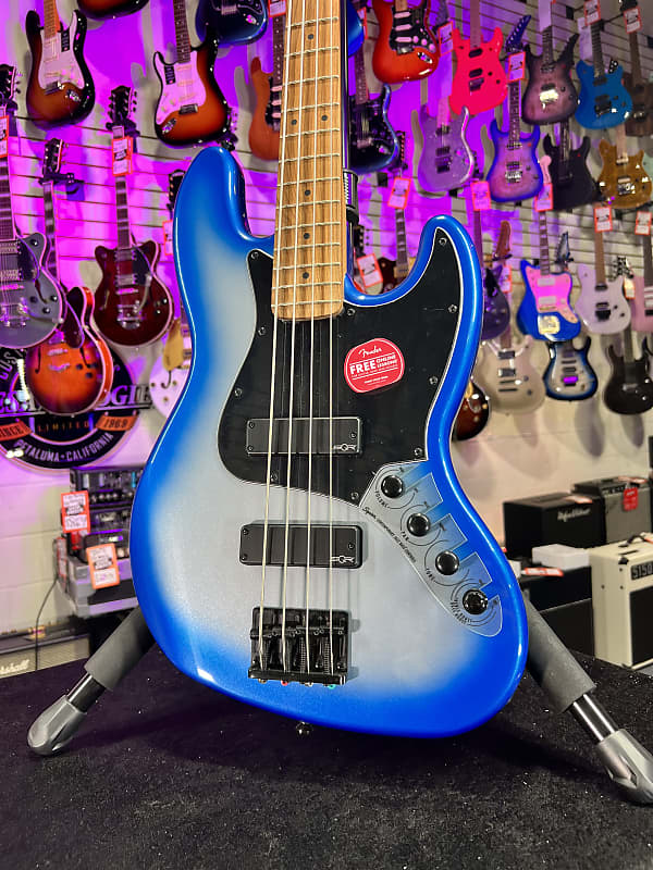 Squier Contemporary Active Jazz Bass HH - Sky Burst Metallic *FREE PLEK WITH PURCHASE*! 030 *FREE PLEK WITH PURCHASE*