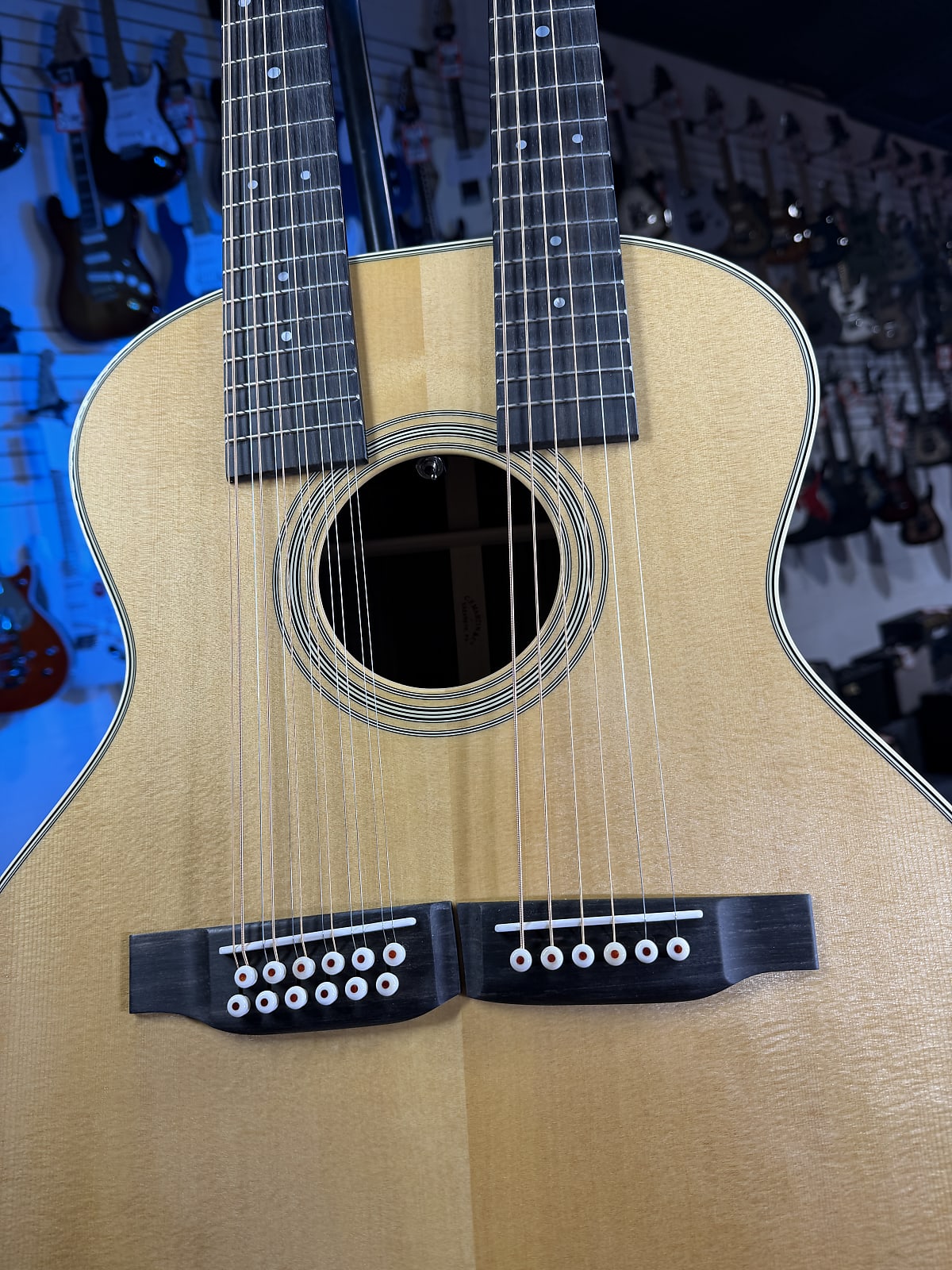 Martin Grand J-28E DN Doubleneck Standard Series Acoustic-electric Guitar - Aging Toner GET PLEK'D! 238