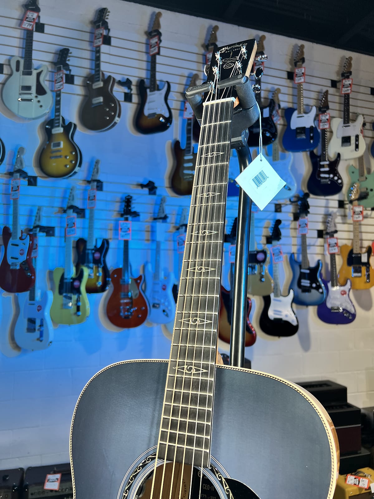 Martin CEO-11 Acoustic-electric Guitar - New Horizons Blue Burst GET PLEK'D! 370