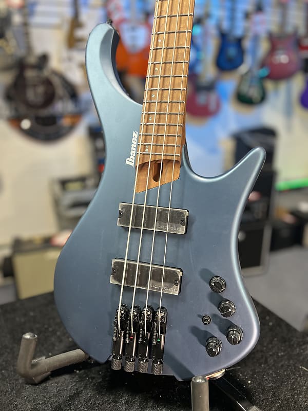 Ibanez EHB Ergonomic Headless Bass Guitar - Arctic Ocean Matte Auth Deal! 045 GET PLEK’D!