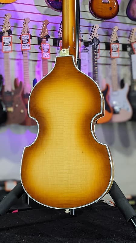 Hofner Left Handed Violin Bass 500 Sunburst w/ Case Authorized Dealer *FREE PLEK WITH PURCHASE*! 009