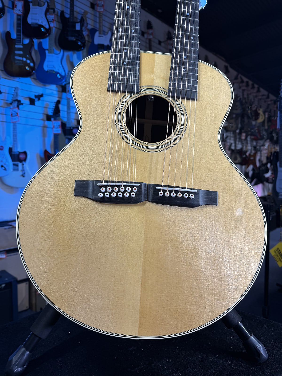 Martin Grand J-28E DN Doubleneck Standard Series Acoustic-electric Guitar - Aging Toner GET PLEK'D! 238