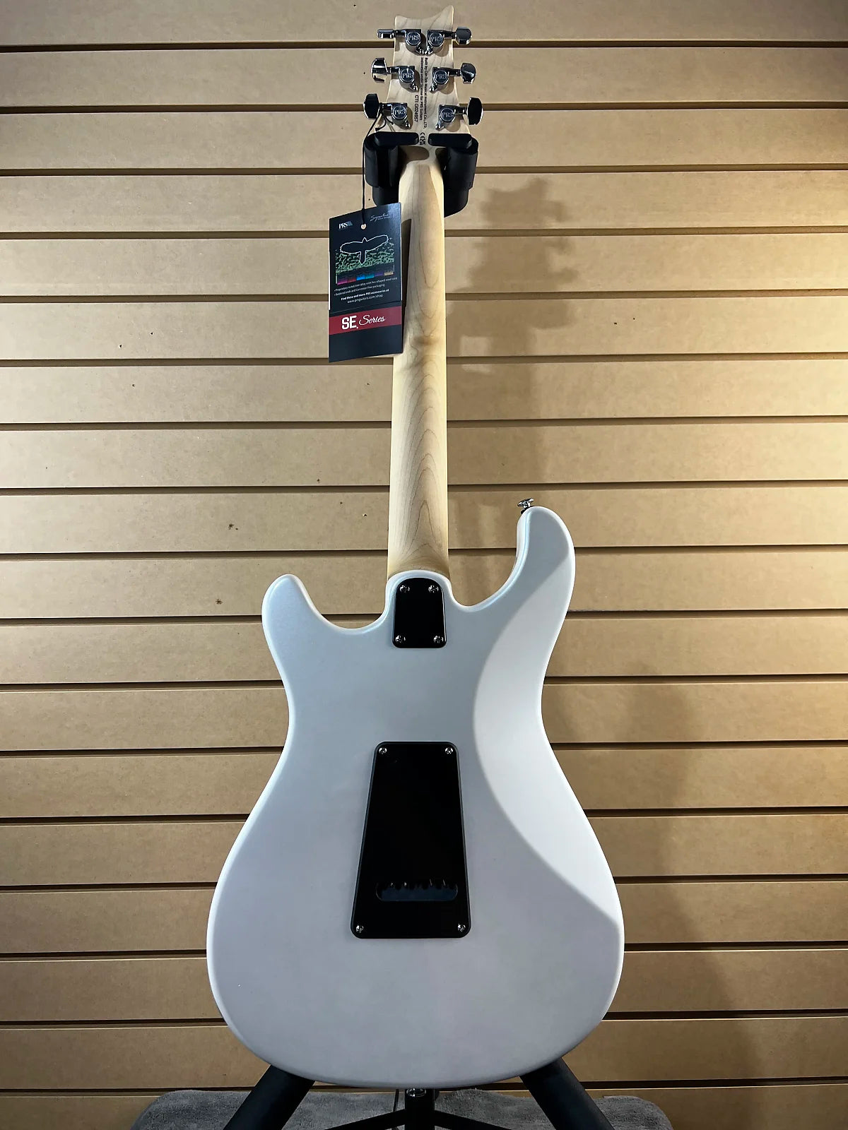 SE NF 3 Electric Guitar - Pearl White with Maple Fingerboard #957