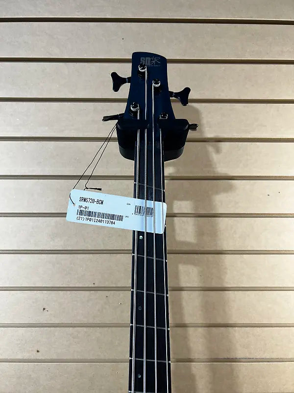 Bass Workshop SRMS720 Multi-scale Electric Bass Guitar - Blue Chameleon #784