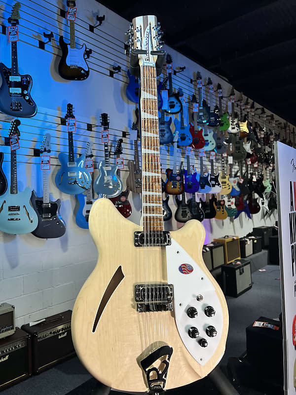 New 2024 Rickenbacker 360/12 12-String 360 Electric, Mapleglo w/ OHSCase and Free Ship 730