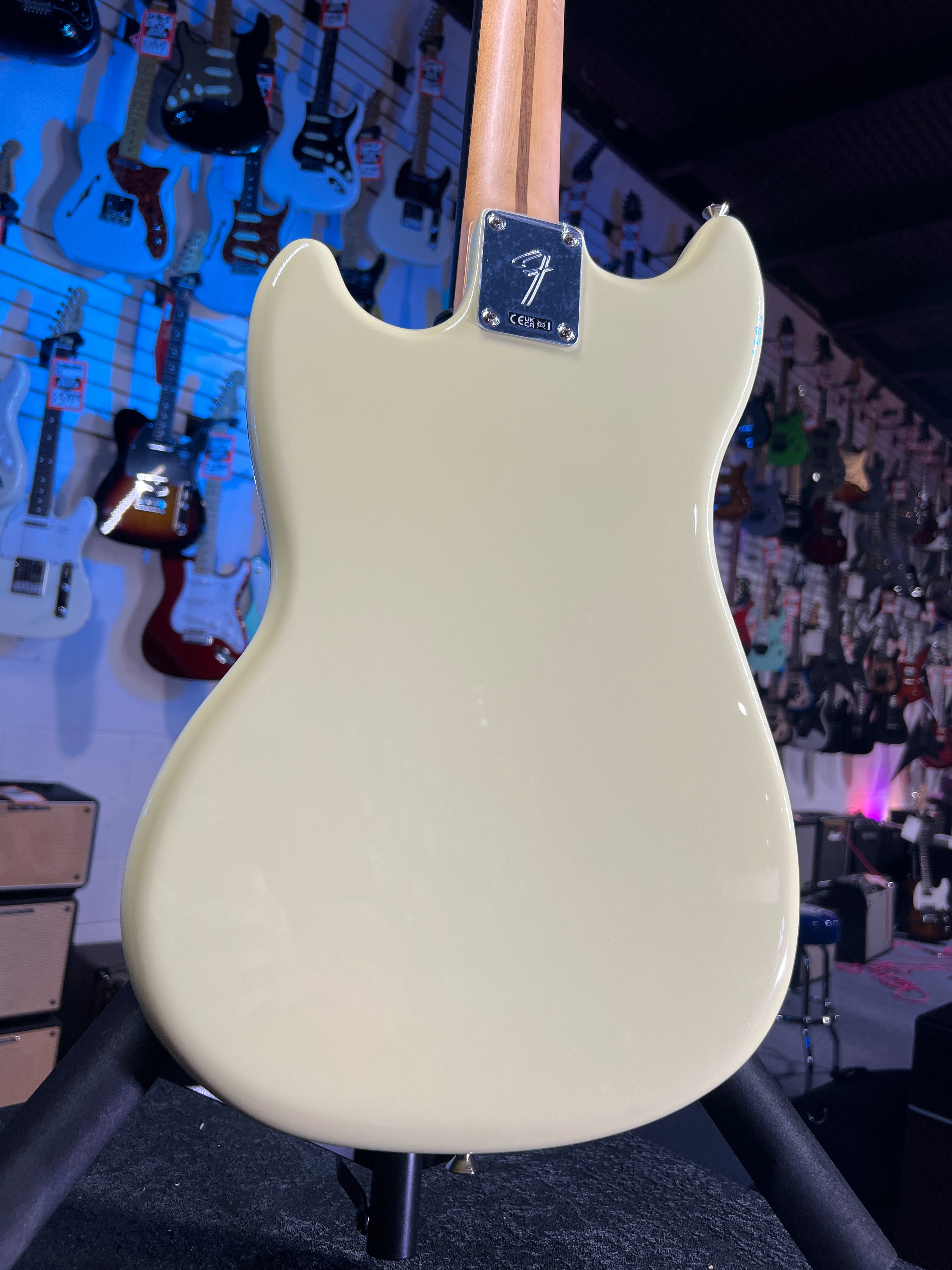 Fender Player II Mustang Bass PJ - Hialeah Yellow with Rosewood Fingerboard Auth Deal Free Ship! 073 GET PLEK’D!