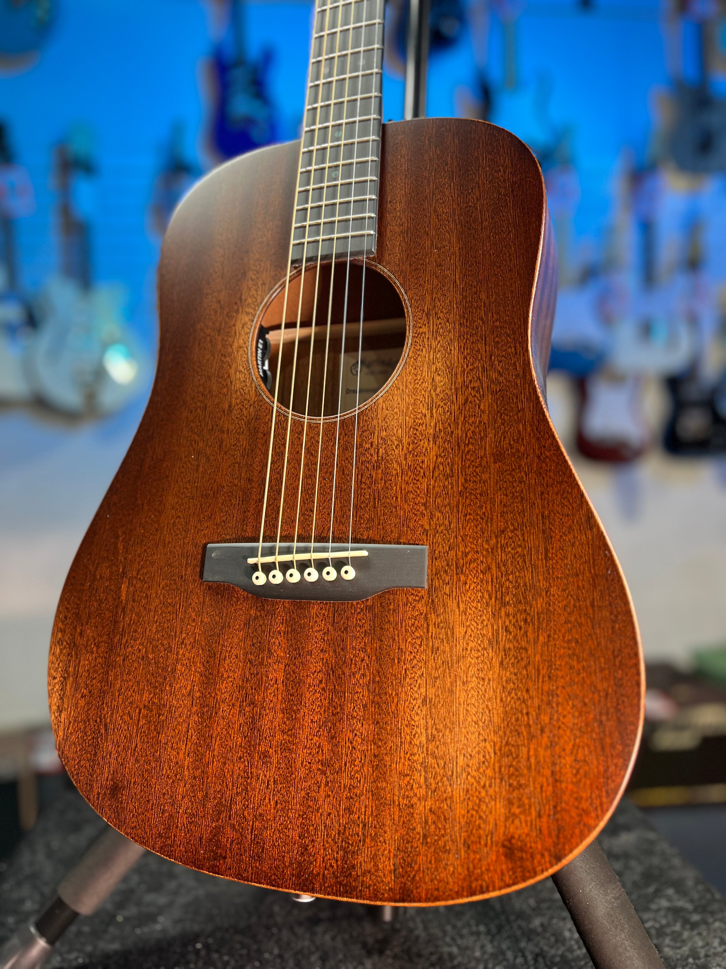 Martin (2025) D Jr-E StreetMaster Acoustic-electric Guitar - Mahogany Distressed w/Gig Bag & PLEKd 426