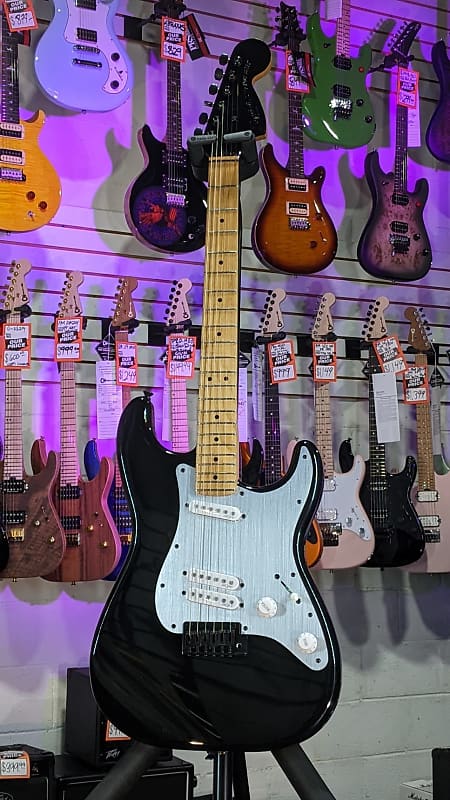 Squier Contemporary Stratocaster Special - Black with Silver Anodized Pickguard Authorized Deal! 623 GET PLEK’D!