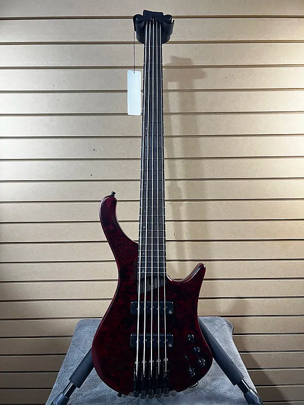 EHB Ergonomic Headless 5-string Bass Guitar - Stained Wine Red Low Gloss #638