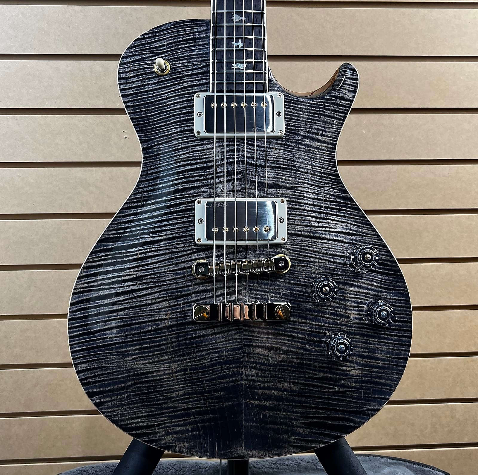 McCarty Singlecut 594 Electric Guitar - Charcoal, 10-Top #407